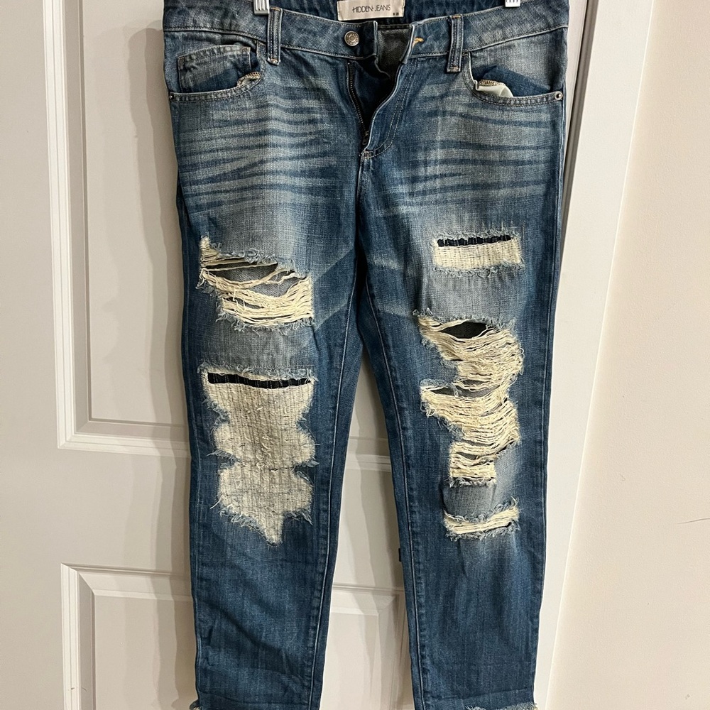 Ripped Blue Jeans